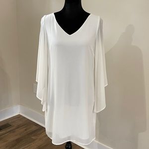 White long sleeve dress